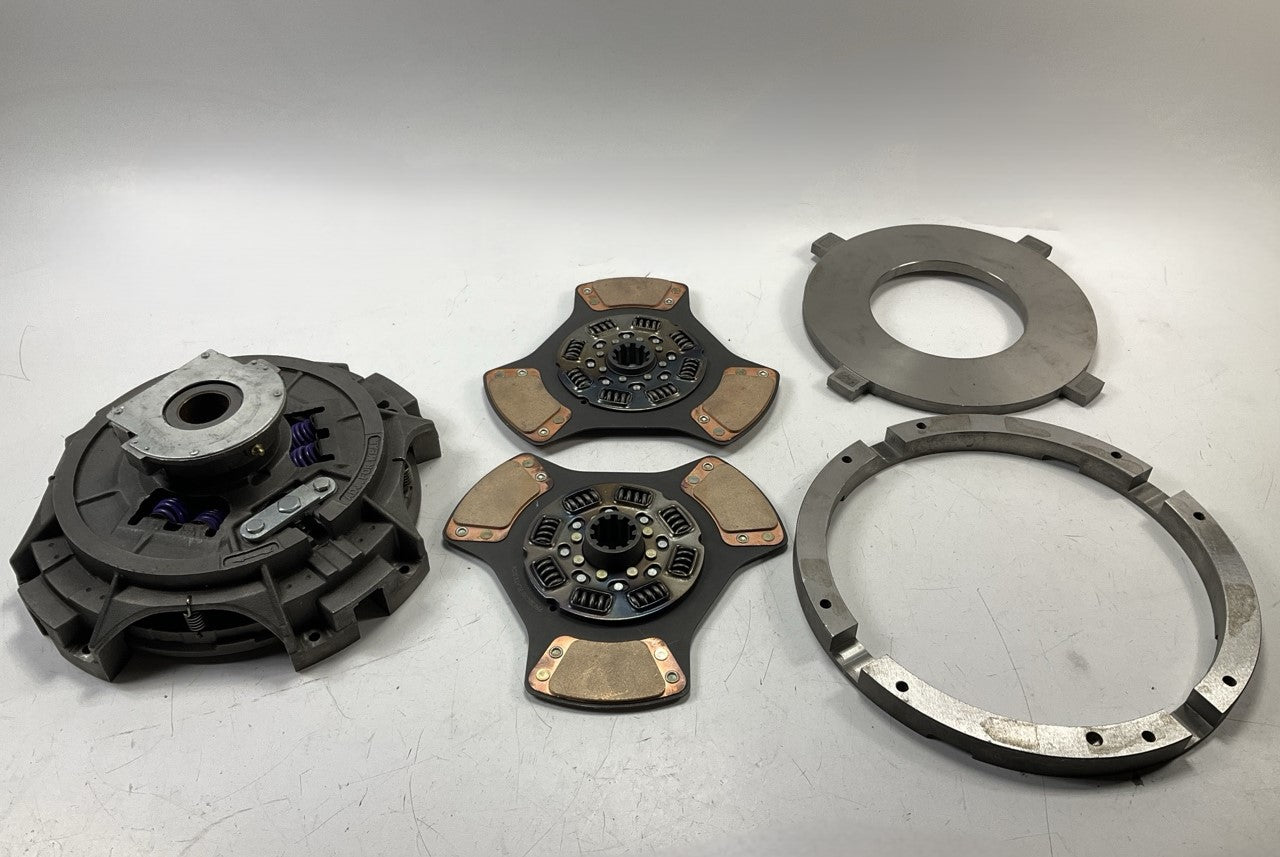 NEW WA107237-10 Clutch Kit (Steel, 14'' X 1.75'', 3 Paddle, 8 Springs)