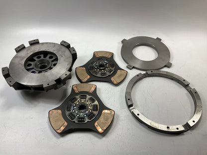NEW WA107237-10 Clutch Kit (Steel, 14'' X 1.75'', 3 Paddle, 8 Springs)