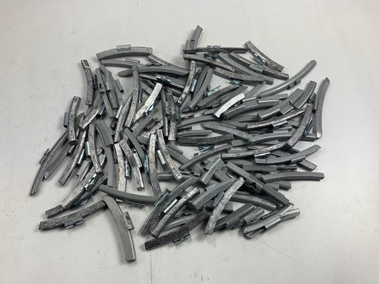 15 LBS - Mixed Lot Clip-On Wheel Balancing Weights, Assorted Sizes - UNUSED