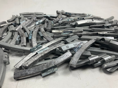 15 LBS - Mixed Lot Clip-On Wheel Balancing Weights, Assorted Sizes - UNUSED