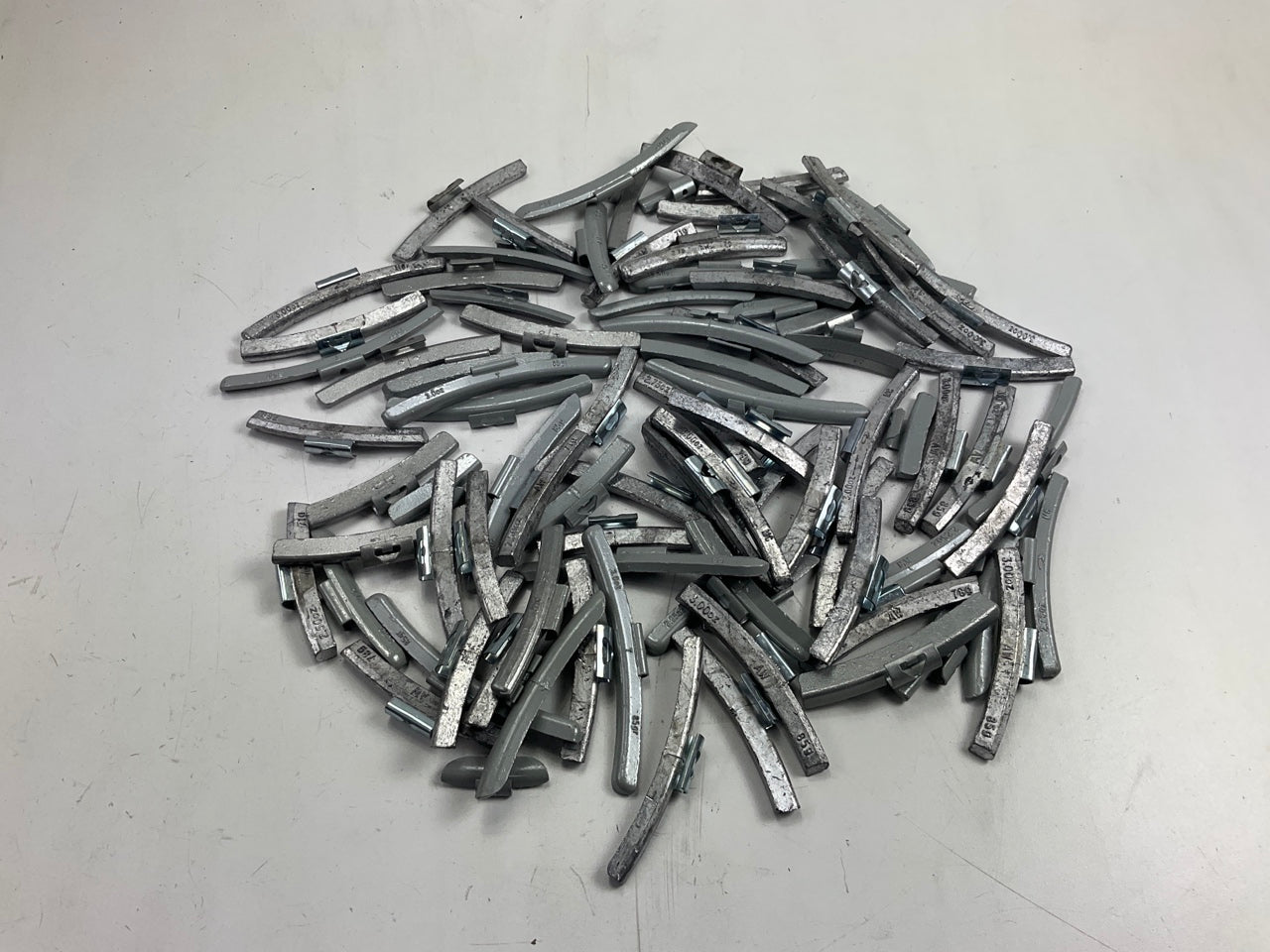 15 LBS - Mixed Lot Clip-On Wheel Balancing Weights, Assorted Sizes - UNUSED