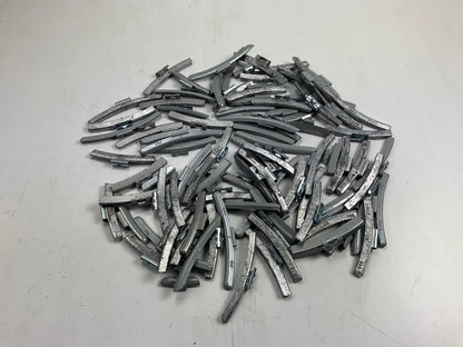 15 LBS - Mixed Lot Clip-On Wheel Balancing Weights, Assorted Sizes - UNUSED