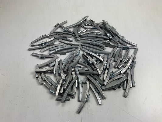 15 LBS - Mixed Lot Clip-On Wheel Balancing Weights, Assorted Sizes - UNUSED
