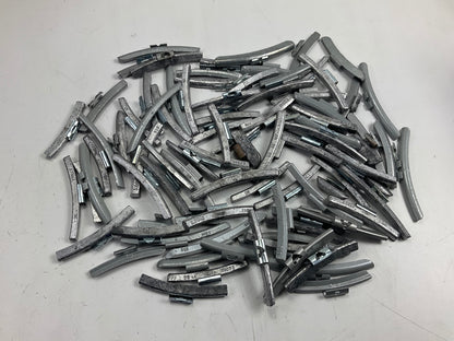 15 LBS - Mixed Lot Clip-On Wheel Balancing Weights, Assorted Sizes - UNUSED