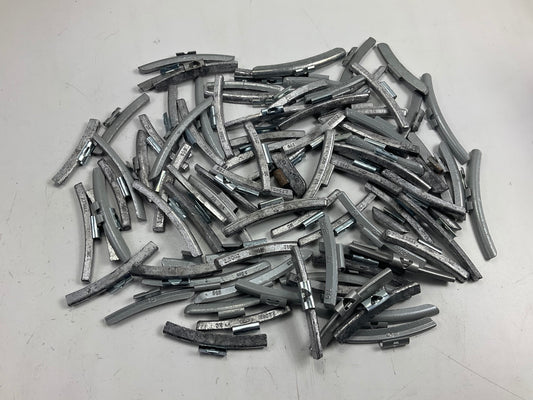 15 LBS - Mixed Lot Clip-On Wheel Balancing Weights, Assorted Sizes - UNUSED