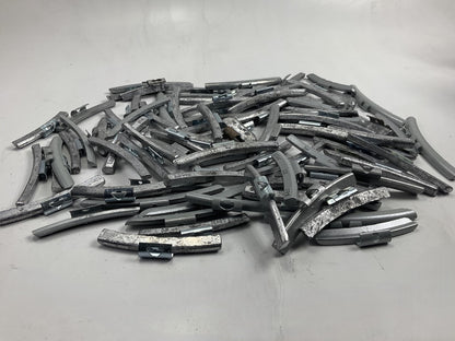 15 LBS - Mixed Lot Clip-On Wheel Balancing Weights, Assorted Sizes - UNUSED
