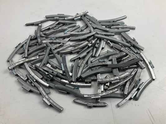 15 LBS - Mixed Lot Clip-On Wheel Balancing Weights, Assorted Sizes - UNUSED
