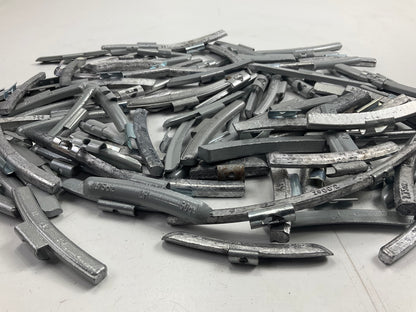 15 LBS - Mixed Lot Clip-On Wheel Balancing Weights, Assorted Sizes - UNUSED