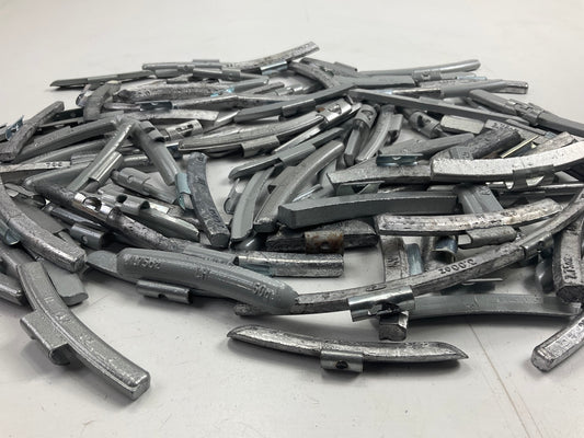 15 LBS - Mixed Lot Clip-On Wheel Balancing Weights, Assorted Sizes - UNUSED