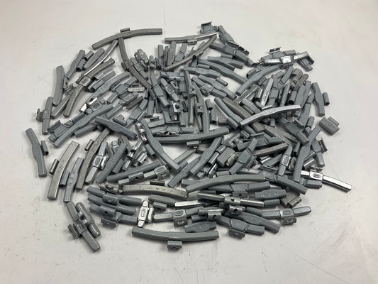 15 LBS - Mixed Lot Clip-On Wheel Balancing Weights, Assorted Sizes - UNUSED
