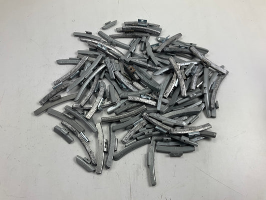 15 LBS - Mixed Lot Clip-On Wheel Balancing Weights, Assorted Sizes - UNUSED