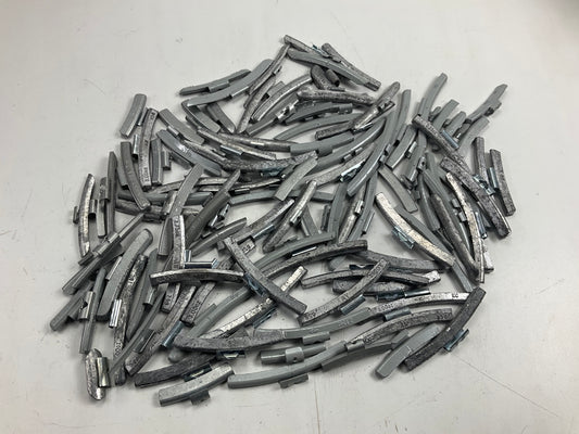 15 LBS - Mixed Lot Clip-On Wheel Balancing Weights, Assorted Sizes - UNUSED