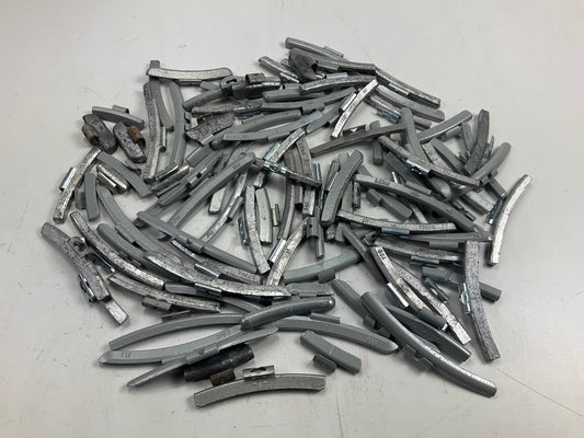 15 LBS - Mixed Lot Clip-On Wheel Balancing Weights, Assorted Sizes - UNUSED