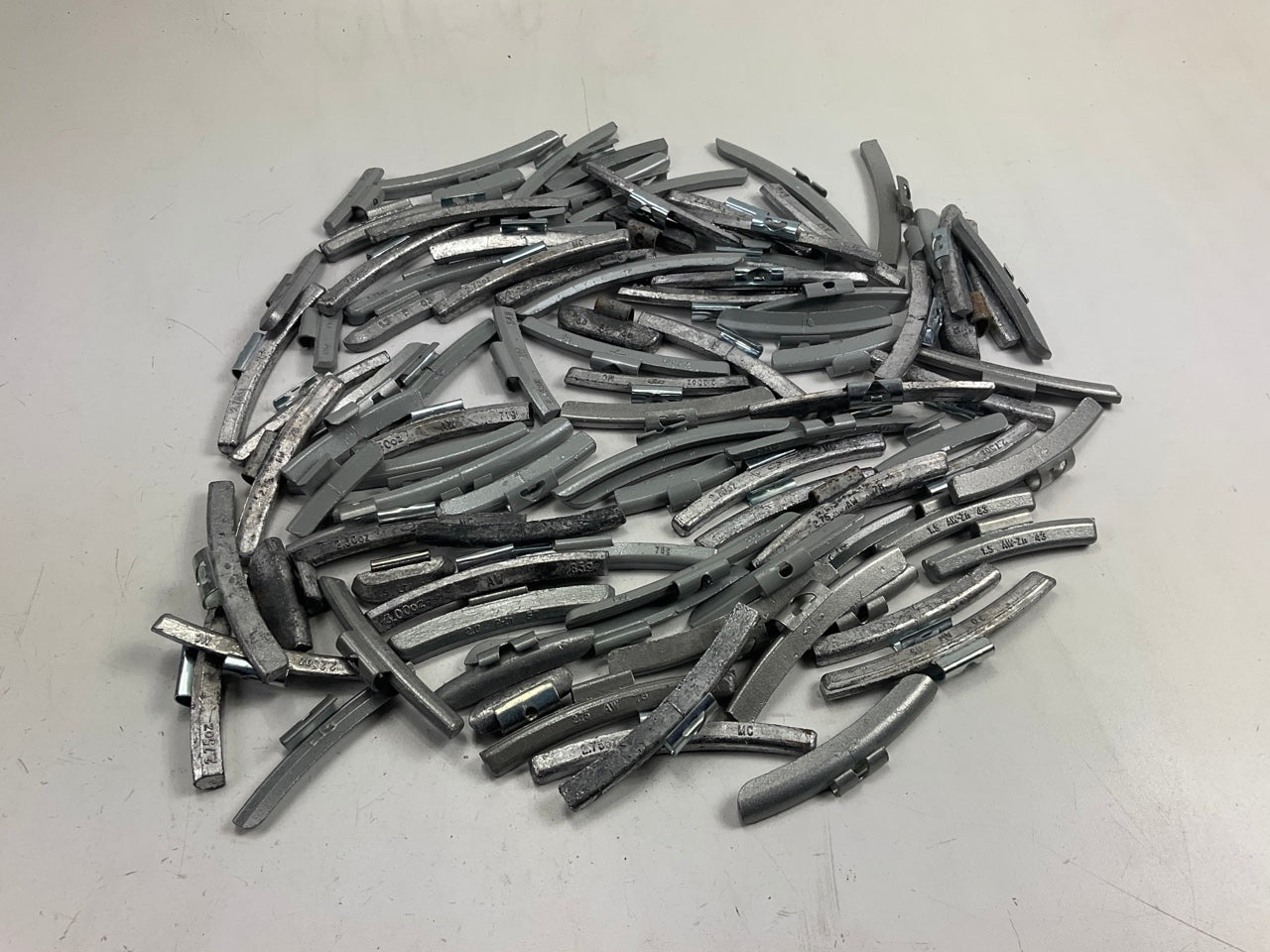 15 LBS - Mixed Lot Clip-On Wheel Balancing Weights, Assorted Sizes - UNUSED