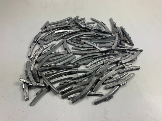 15 LBS - Mixed Lot Clip-On Wheel Balancing Weights, Assorted Sizes - UNUSED