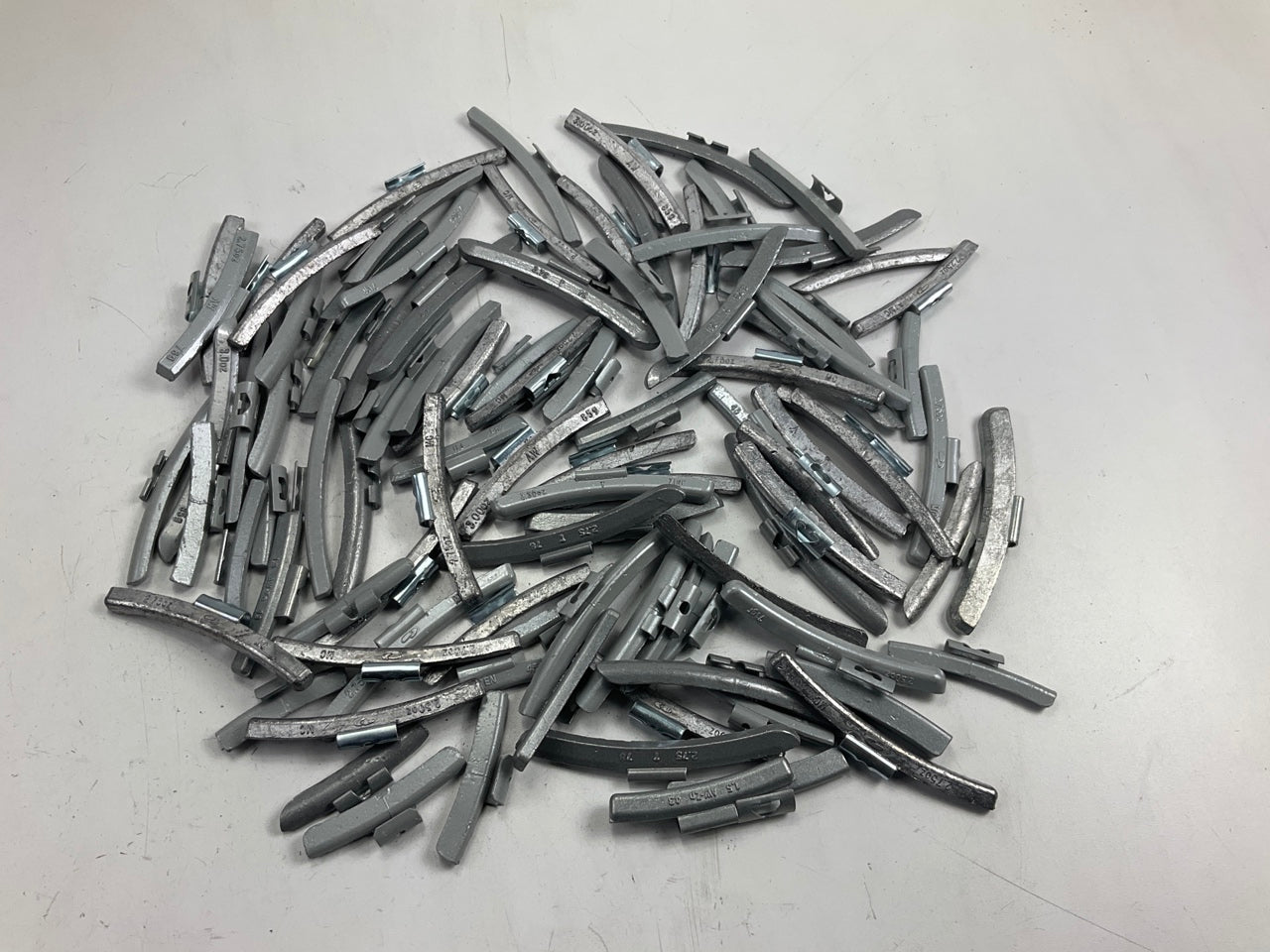 15 LBS - Mixed Lot Clip-On Wheel Balancing Weights, Assorted Sizes - UNUSED