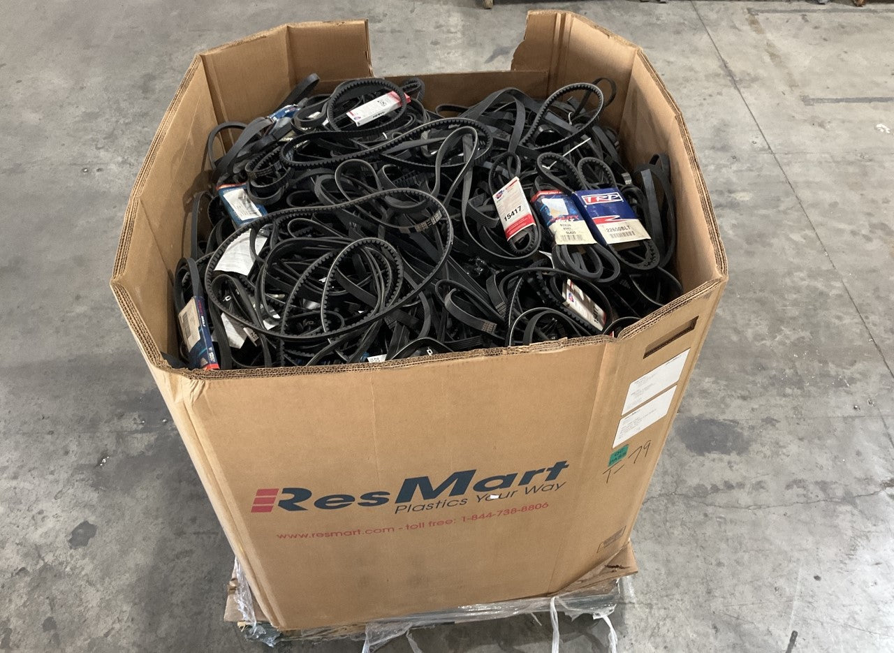 950 Pcs Total - Wholesale Pallet Of Automotive Belts, Free Shipping To Cont. USA