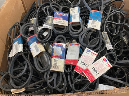 950 Pcs Total - Wholesale Pallet Of Automotive Belts, Free Shipping To Cont. USA