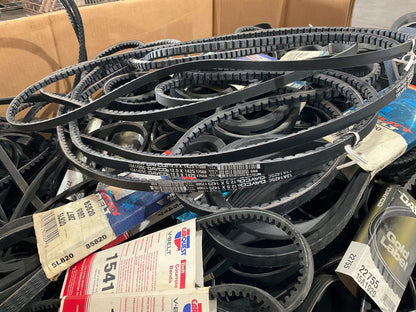 950 Pcs Total - Wholesale Pallet Of Automotive Belts, Free Shipping To Cont. USA