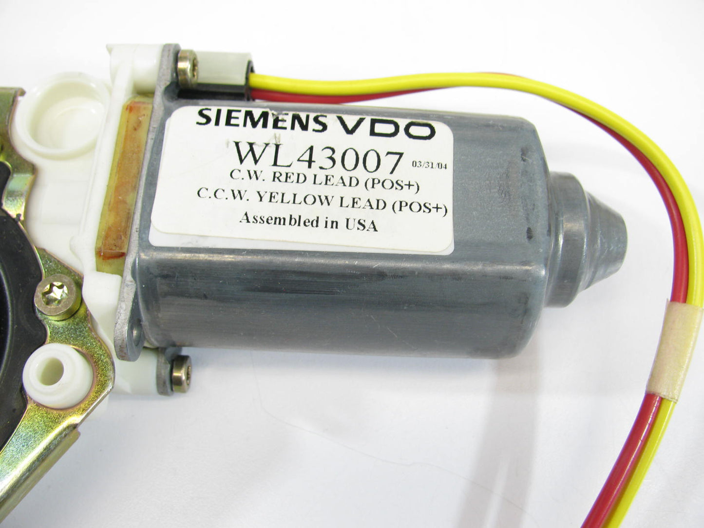 NEW UNBOXED VDO WL43007 Front Left Power Window Motor 80-93 Mustang 81-86 Capri