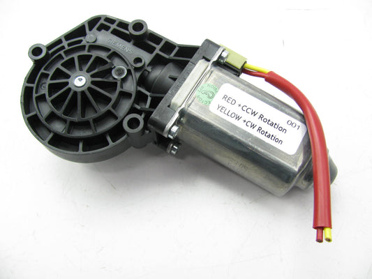 NEW - Splice-wire VDO - WL43010 Power Window Motor - Front Left / Rear Right