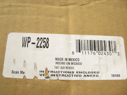 DAMAGED - NEW OUT OF BOX WP-2258 Engine Water Pump