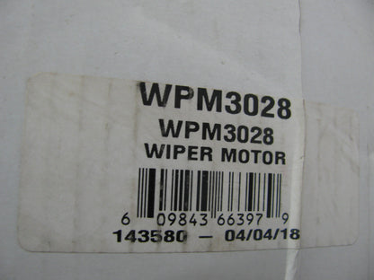 NEW OUT OF BOX - WPM3028 REAR Windshield Wiper Motor