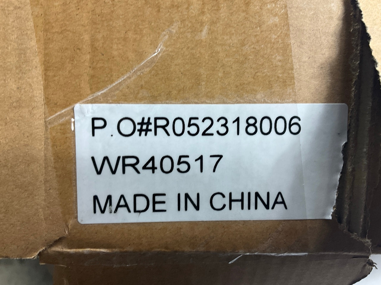 NEW - OUT OF BOX WR40517 Front Left Drivers Side Manual Window Regulator