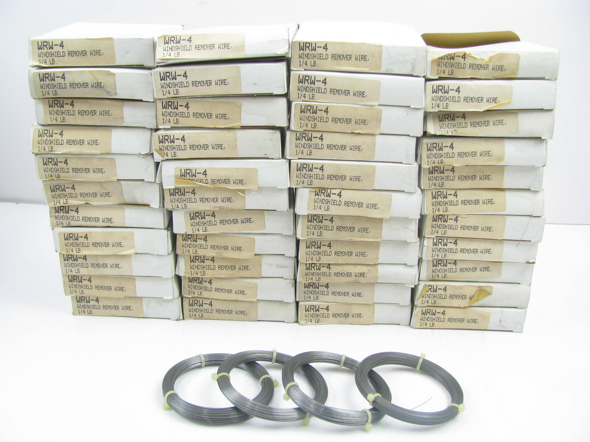 (44) NEW WRW-4 Windshield Glass Steel Wire For Windshield Cutting 1/4 Lbs Each