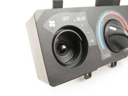 DAMAGED - Missing Knob  Rear Overhead Climate Control Unit A/C Heater