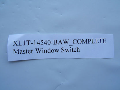 NEW UNBOXED OEM XL1T-14540-BAW Main Driver Window Door Switch W/ Wood Trim Bezel