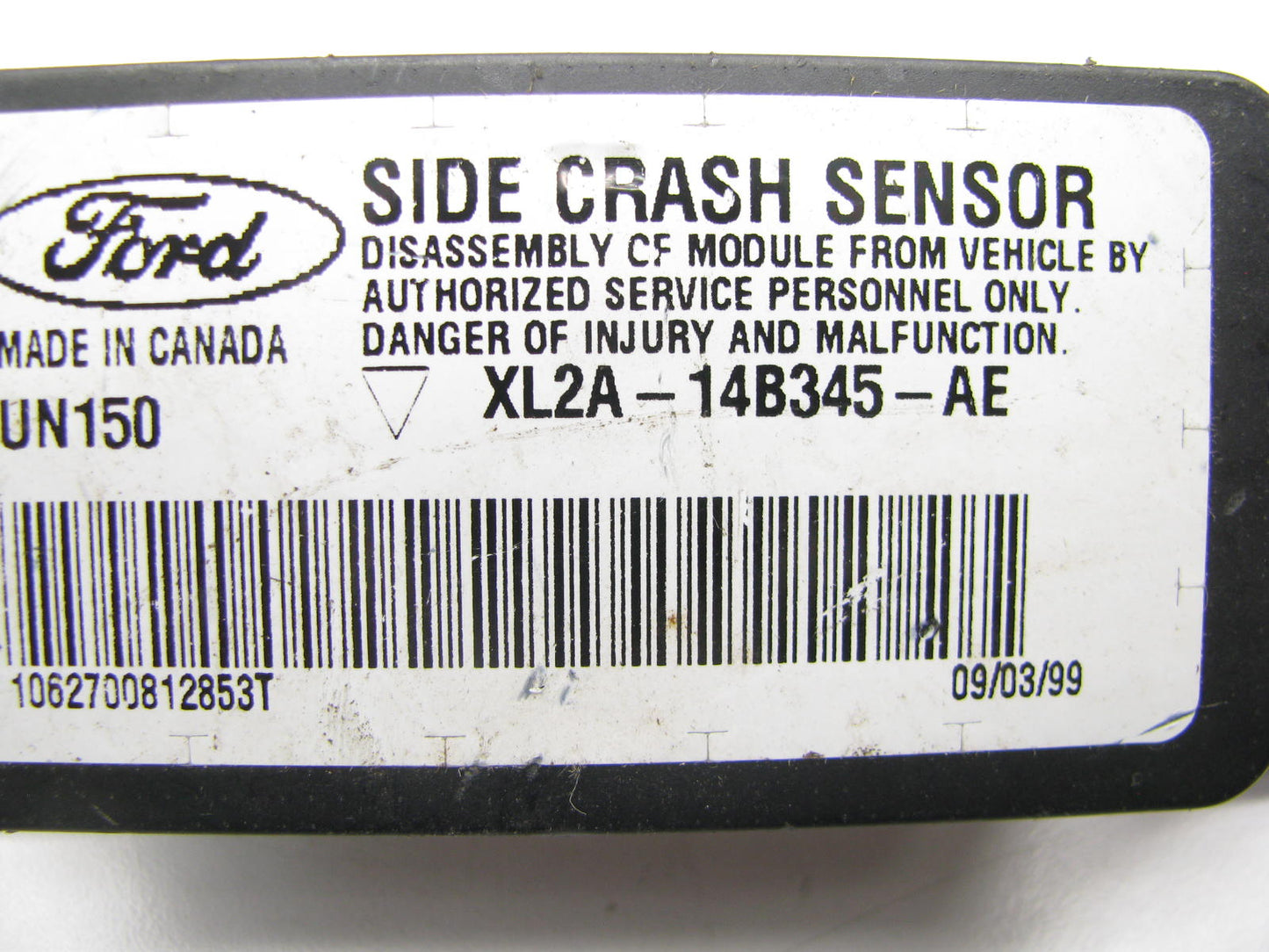 New Out OF Box OEM Ford Left Driver Side SRS Impact Crash Sensor XL2A-14B345-AE