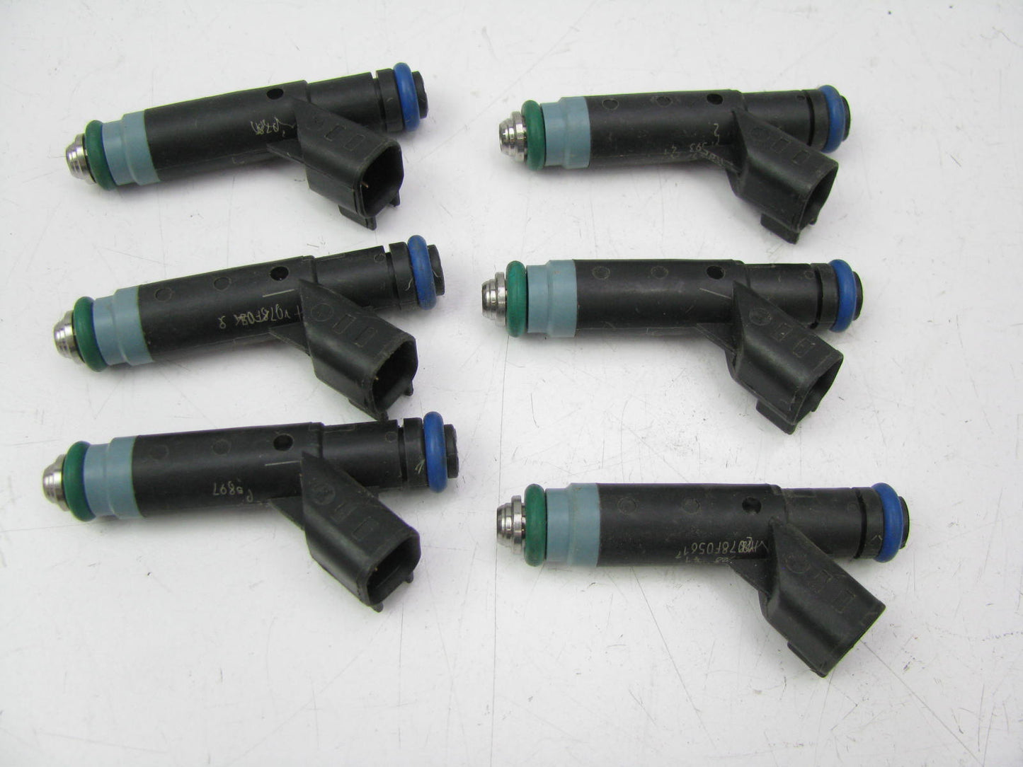 (6) NEW - OUT OF BOX YF1E-G4A Fuel Injectors 2000-2002 Ford Mercury 3.0L-V6