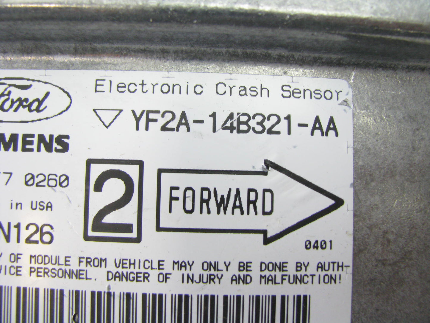 NEW - OUT OF BOX FORD YF2A-14B321-AA SRS Control Module For 2000 Ford Windstar