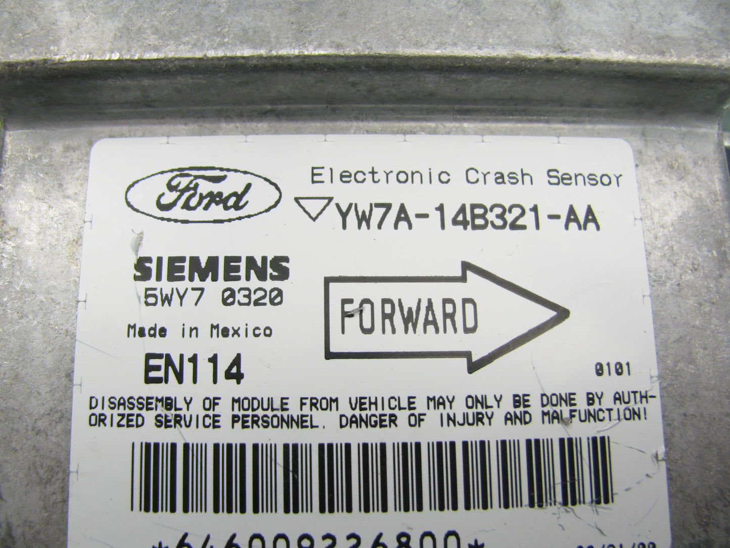 NEW - OUT OF BOX - OEM YW7A-14B321-AA SRS Impact Sensor Control Module