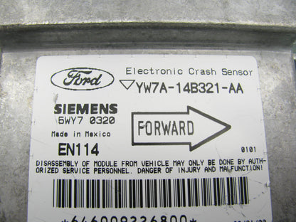 NEW - OUT OF BOX - OEM YW7A-14B321-AA SRS Impact Sensor Control Module