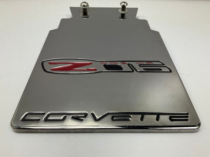 NEW UNBOXED 2006-2013 C6 Corvette Exhaust Plate Billet Aluminum Z06 Logo