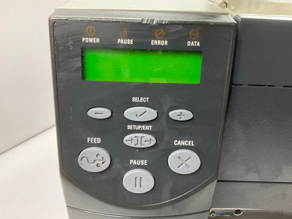 PARTS ONLY DEFECTIV Zebra Z4M Plus Thermal Transfer Label Barcode Printer Peeler