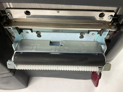 PARTS ONLY DEFECTIV Zebra Z4M Plus Thermal Transfer Label Barcode Printer Peeler