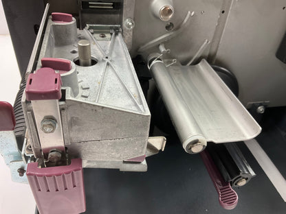 PARTS ONLY DEFECTIV Zebra Z4M Plus Thermal Transfer Label Barcode Printer Peeler