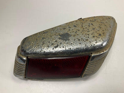 USED, Right Passengers Tail Light Lens With Chrome Housing 1941 Lincoln Zephyr