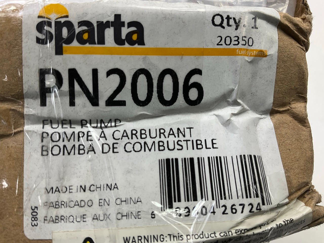 Sparta PN2006 Electric In-Tank Fuel Pump