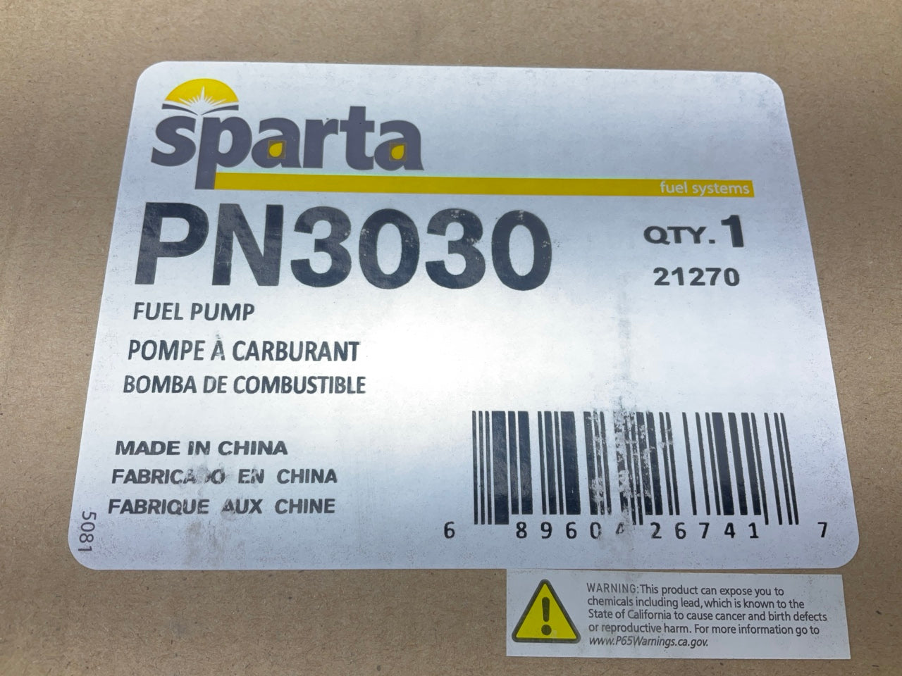 Sparta PN3030 Fuel Pump Module