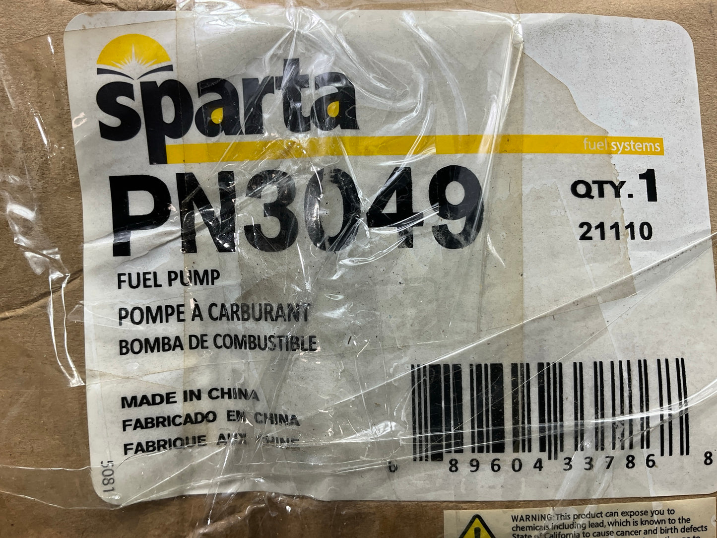 Sparta PN3049 Fuel Pump For 2004-2007 Ford Taurus