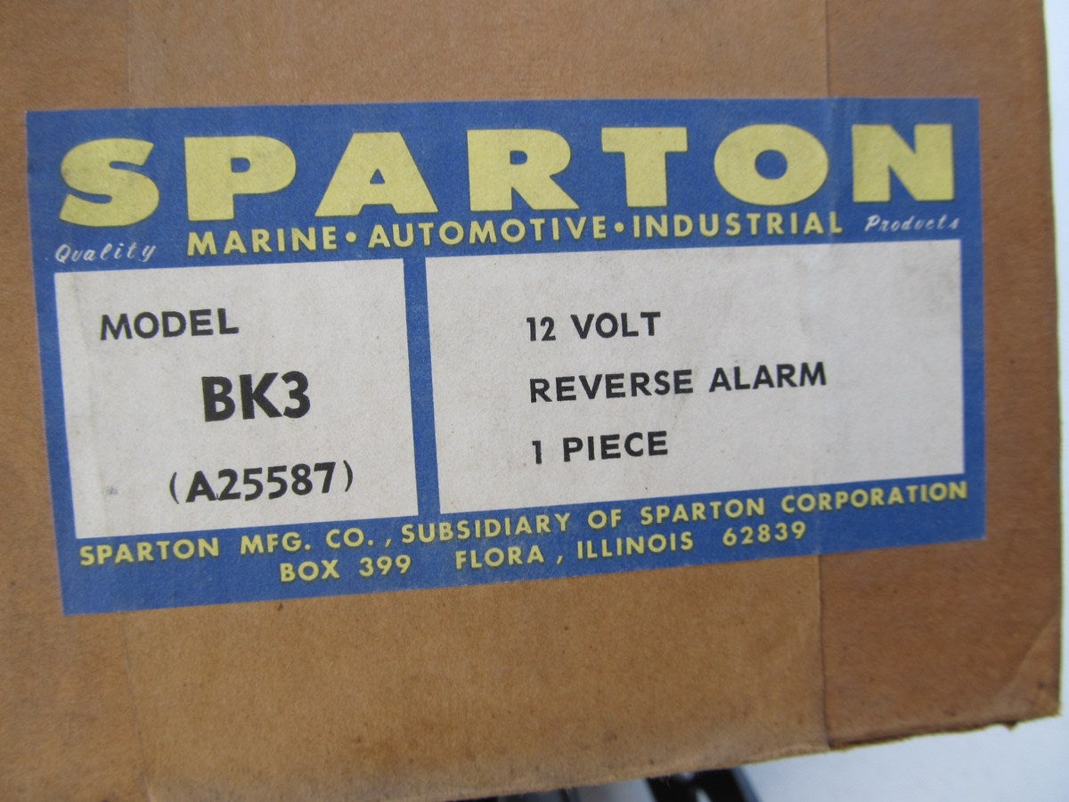 Sparton BK3 VINTAGE Reverse Alarm - 12 Volt A25587