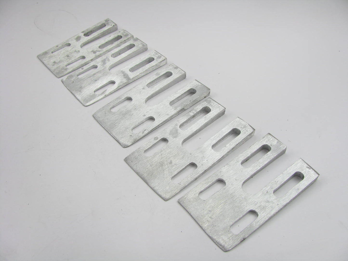 (5) SPC 17247 Aluminum Alloy HD Truck Shims - 3.5'' Wide 6.25'' Long 4 Degrees