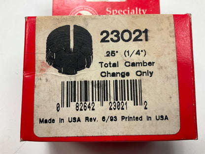 (2) Specialty Products 23021 Front Alignment Caster/Camber Bushing - 1/4 Degree