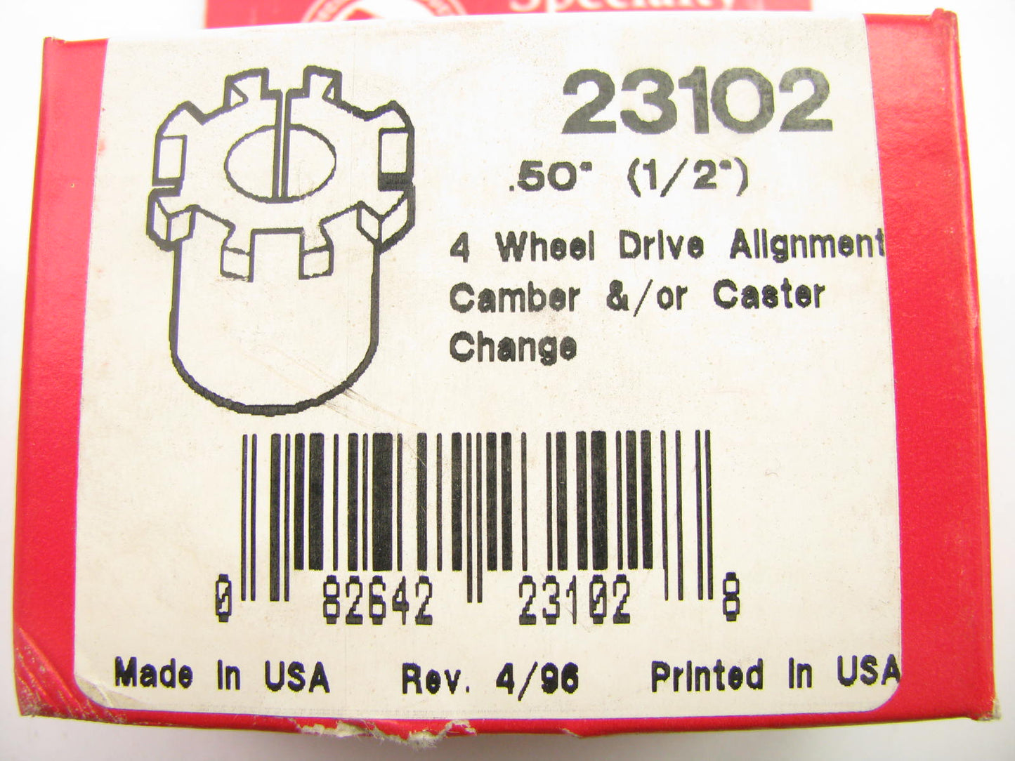 Specialty Products 23102 Front Camber/Caster Alignment Bushing - 1/2 Degree 4WD