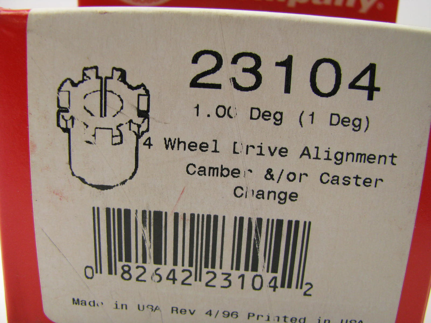 Specialty Products 23104 Front Camber/Caster Alignment Bushing - 1 Degree 4WD