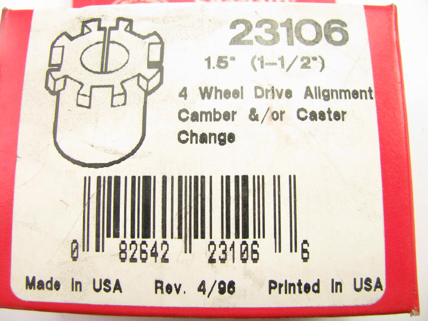 Specialty Products 23106 Front Camber/Caster Alignment Bushing - 1-1/2 Degree